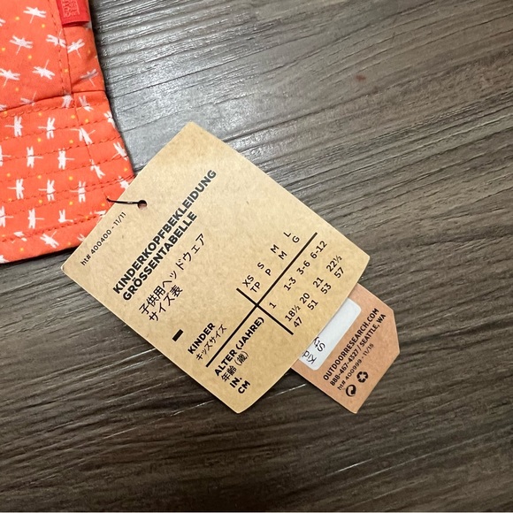 NWT Outdoor research baby girl 0-3y Kendall sun hat bucket hat - Picture 2 of 7